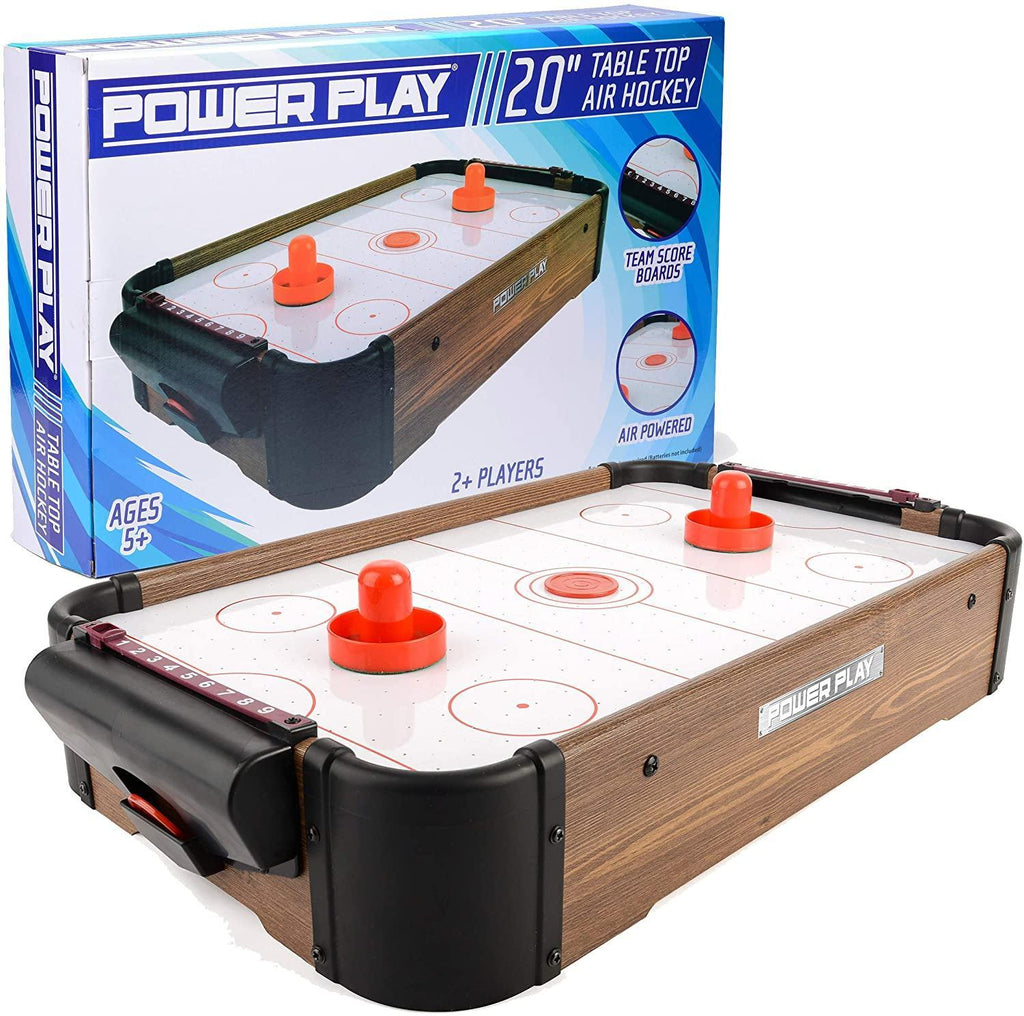 Power Play Tabletop Air Hockey Game, 20-Inch - TOYBOX Toy Shop