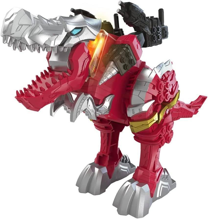 Power Rangers Battle Attackers Dino Fury T-Rex Champion Zord - TOYBOX Toy Shop