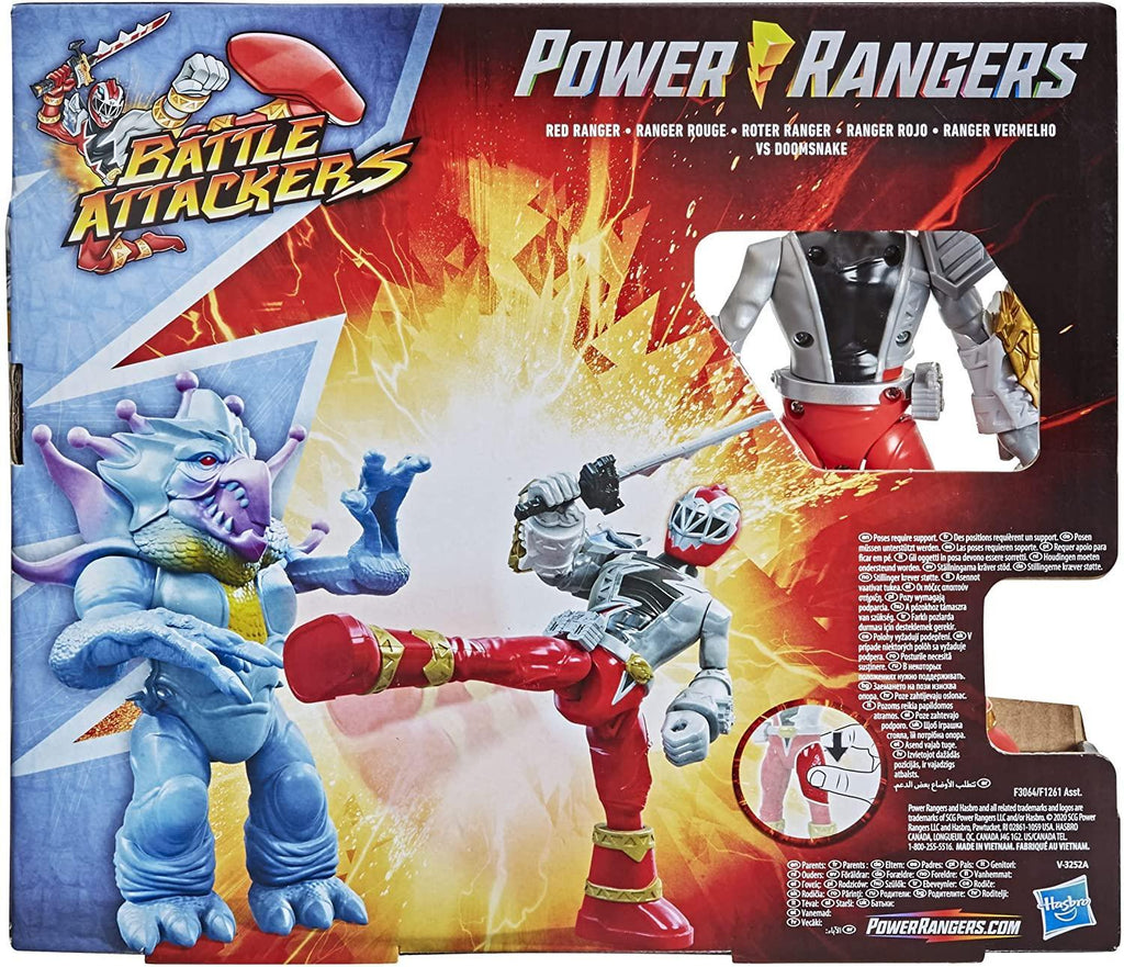 Power Rangers Dino Fury Battle Attackers 2-Pack - Assorted - TOYBOX Toy Shop