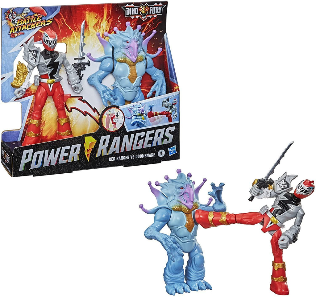 Power Rangers Dino Fury Battle Attackers 2-Pack - Assorted - TOYBOX Toy Shop