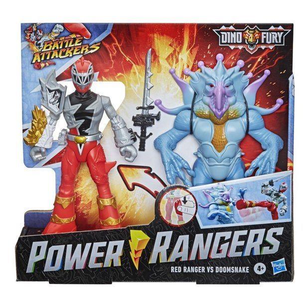 Power Rangers Dino Fury Battle Attackers 2-Pack - Assorted - TOYBOX Toy Shop