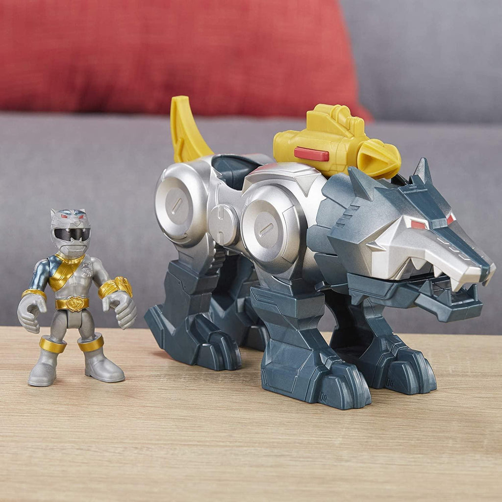 Power Rangers Playskool Heroes Silver Ranger & Wolf Zord 2-Pack - TOYBOX Toy Shop