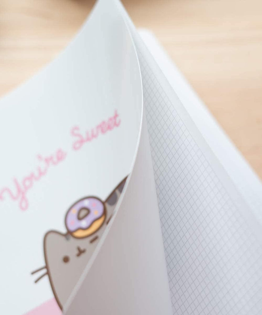 Pusheen Spiral Notebook A4, Pusheen Rose Collection - TOYBOX Toy Shop