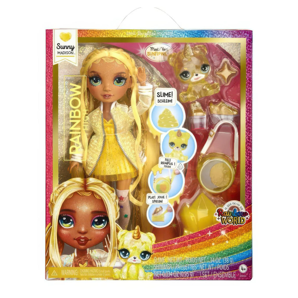 Rainbow High Classic 28cm Rainbow Fashion Doll - Sunny - TOYBOX Toy Shop