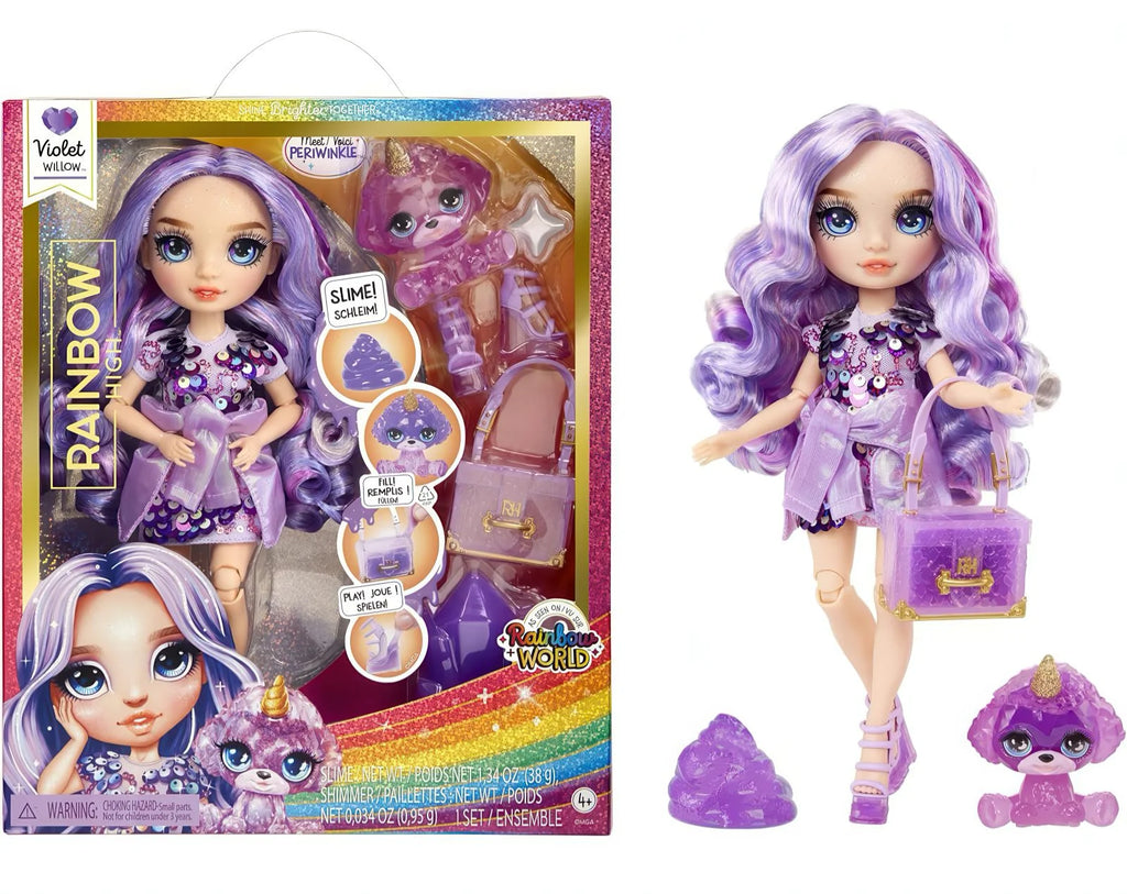 Rainbow High Classic 28cm Rainbow Fashion Doll - Violet - TOYBOX Toy Shop