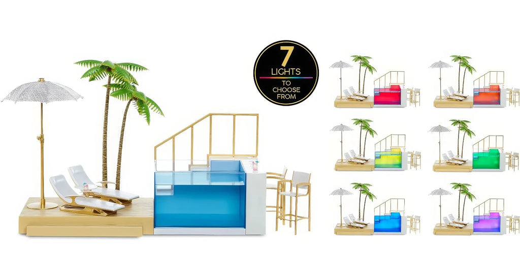 Rainbow High Color Change Pool & Beach Club Playset - TOYBOX Toy Shop