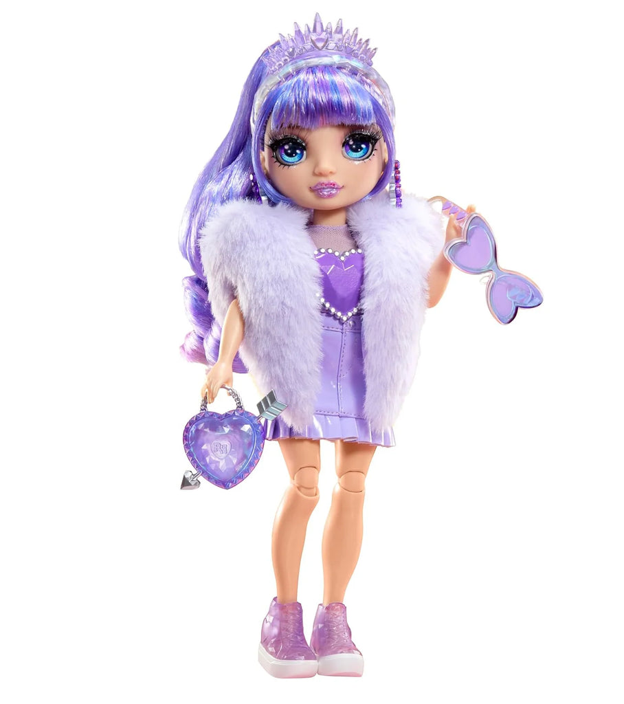 Rainbow High Crystal Fashion Doll - Violet - TOYBOX Toy Shop