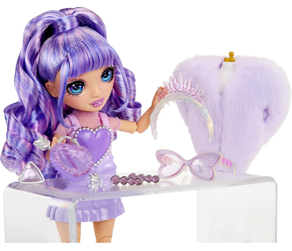 Rainbow High Crystal Fashion Doll - Violet - TOYBOX Toy Shop