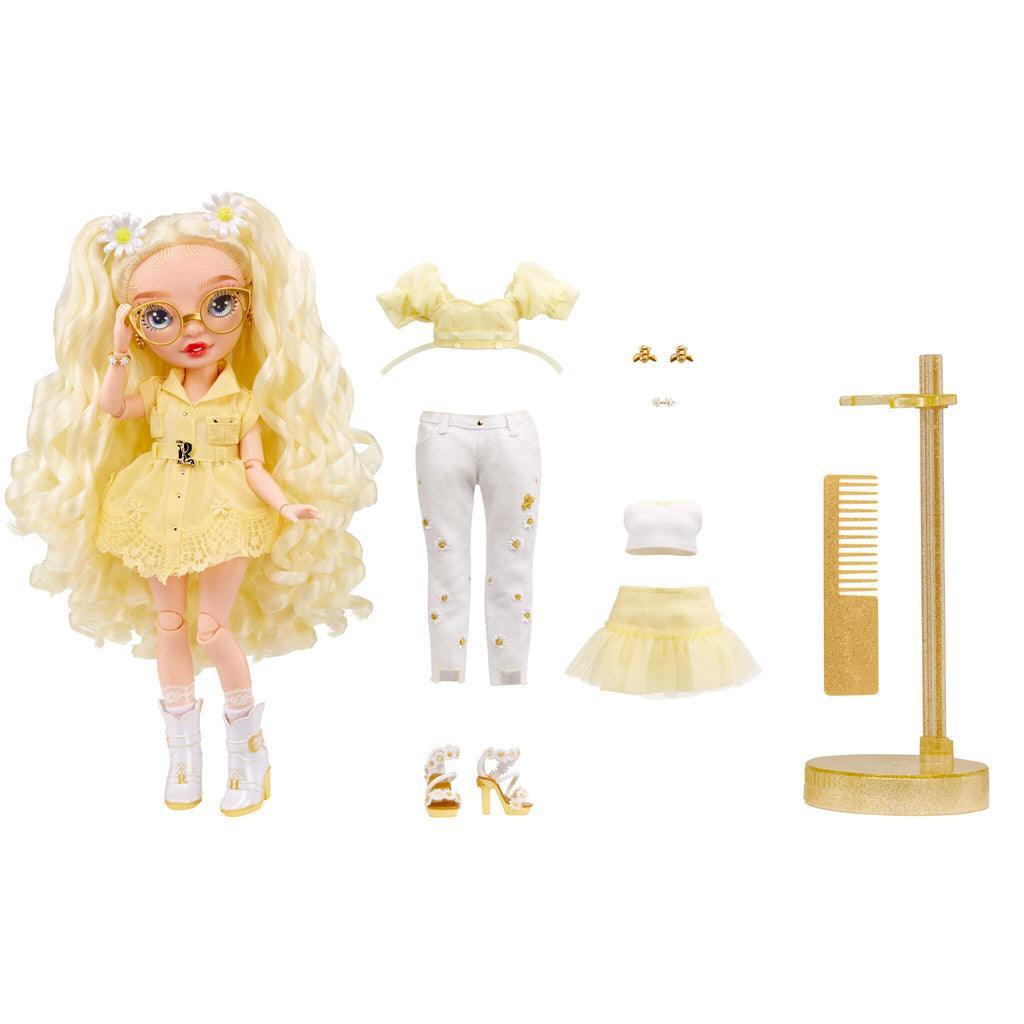 Rainbow High Delilah Fields - Buttercup Yellow Fashion Doll - TOYBOX Toy Shop