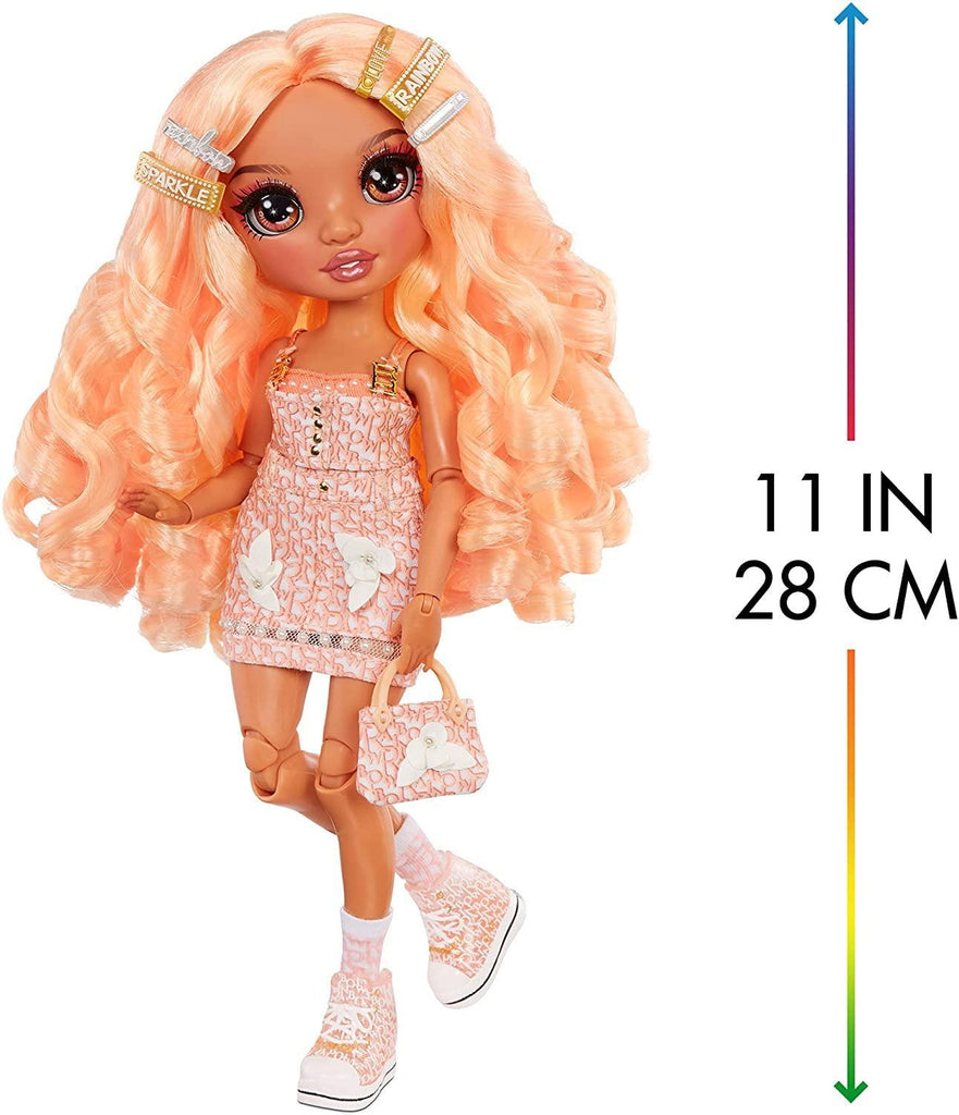 Rainbow High Fashion Dolls Series 3 Georgia Bloom - Peach - TOYBOX Toy Shop