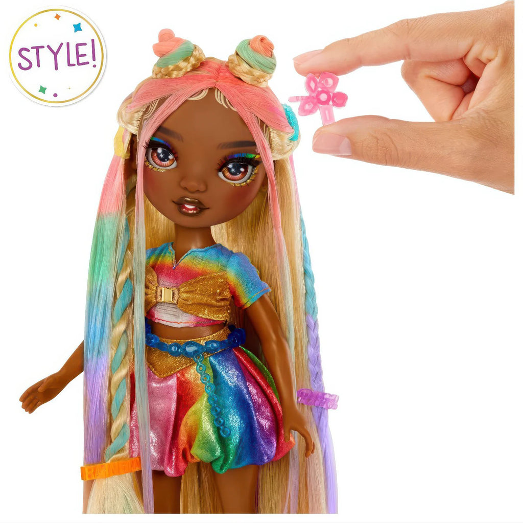 Rainbow High Hair Chalk & Style Fashion Doll - Meline - TOYBOX Toy Shop