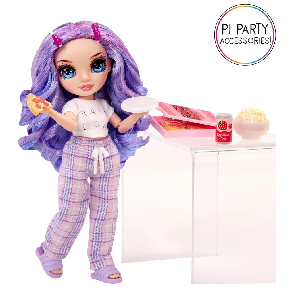 Rainbow High Junior High PJ Party Fashion Doll - Violet - TOYBOX Toy Shop