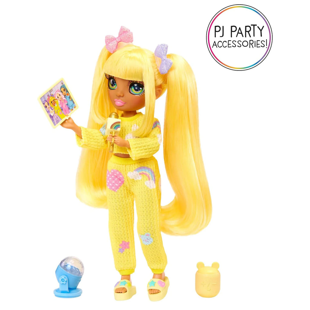 Rainbow High Junior High PJ Party Fashion Doll - Sunny - TOYBOX Toy Shop