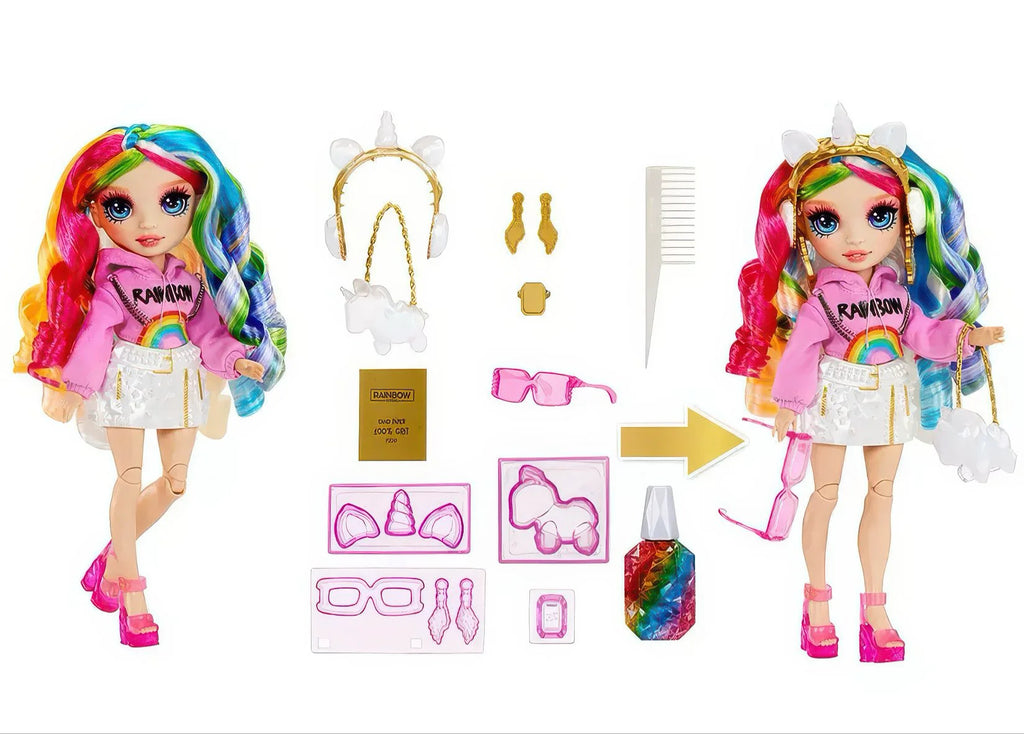 Rainbow High Rainbow Creative Crystal 28cm Fashion Doll - Amaya - TOYBOX Toy Shop