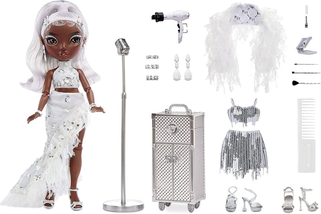 Rainbow High Rainbow Divas Doll - Silver Ayesha Sterling - TOYBOX Toy Shop