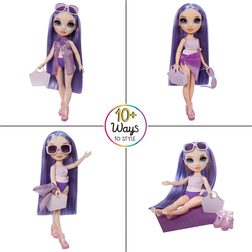 Rainbow High Swim & Style Violet Fashion Doll - TOYBOX Toy Shop