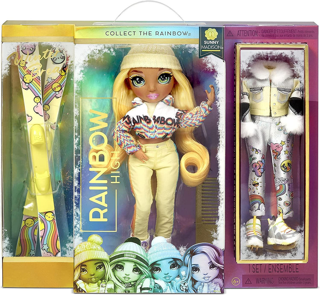 Rainbow High Winter Break Fashion Doll Sunny Madison Playset - TOYBOX Toy Shop