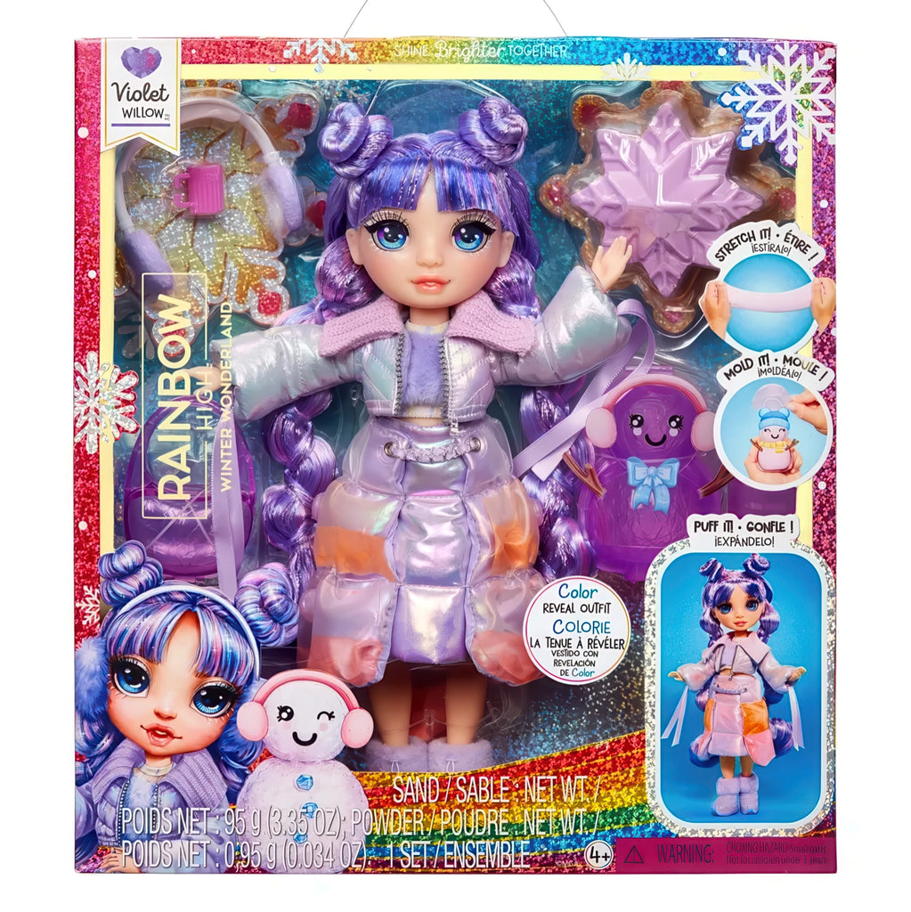 Rainbow High: Winter Wonderland Purple Fashion Doll 27 cm - TOYBOX Toy Shop