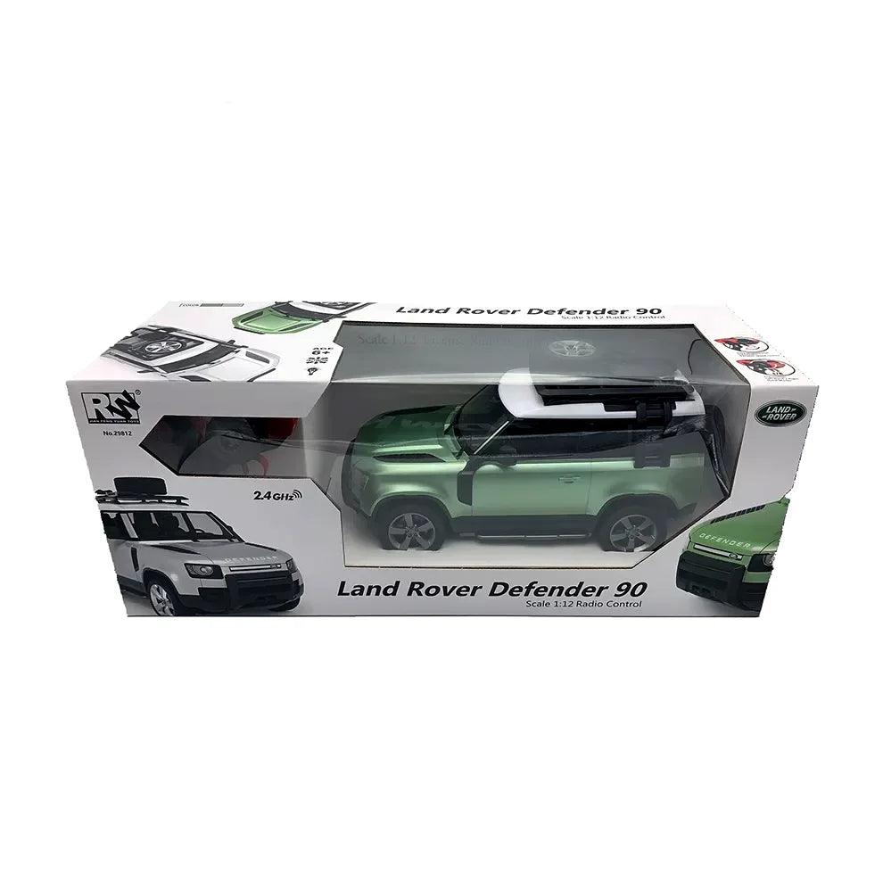 RANGE ROVER Defender RC Car with front Lights 1:24 Scale - Green - TOYBOX Toy Shop