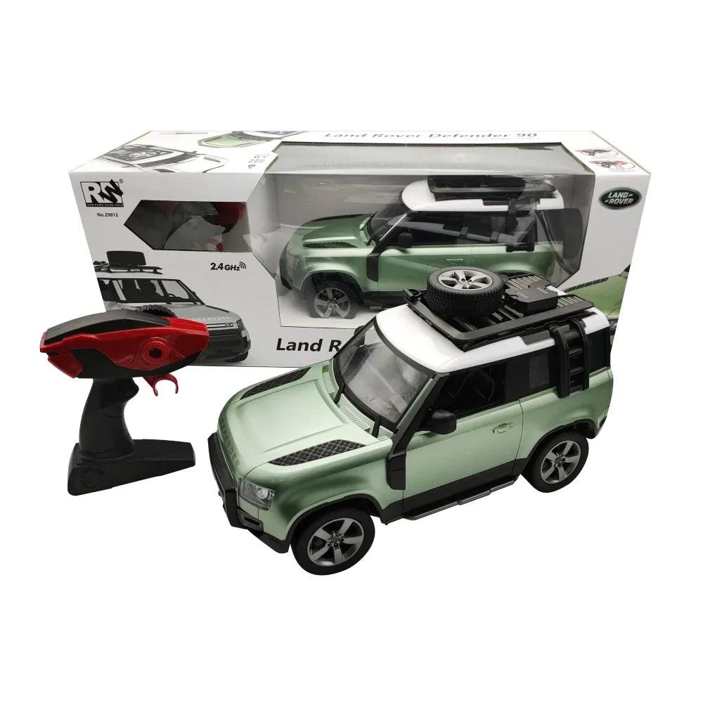 Range Rover Defender Remote Control Car with Lights 1:16 Scale - TOYBOX Toy Shop