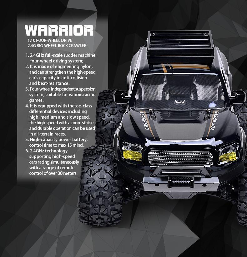 Raptor PF150 Warrior Big Wheel 4x4 Rock Crawler RC Car - TOYBOX Toy Shop