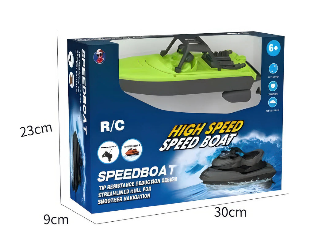 4- Channel RC Remote Controlled High-Speed Speedboat - Assorted - TOYBOX Toy Shop