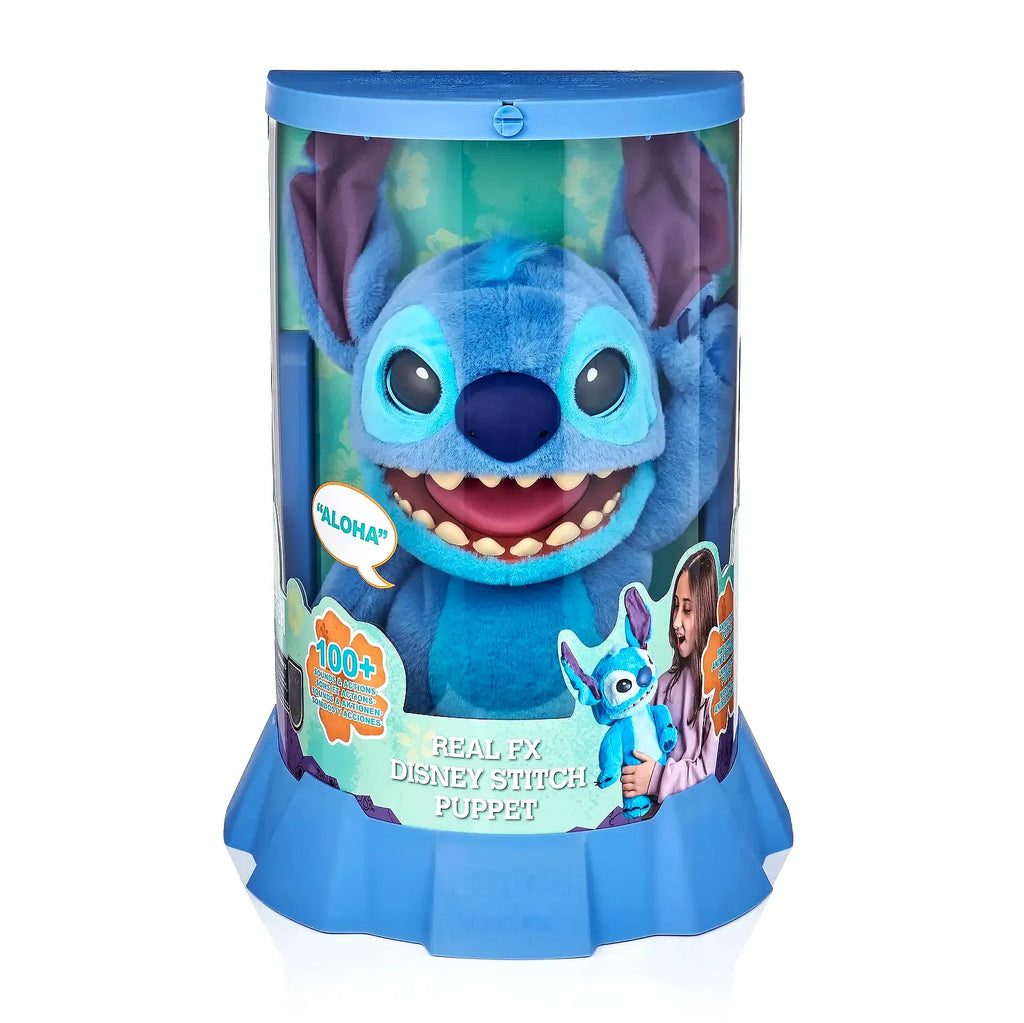 Disney Stitch Real FX Interactive Puppet Toy - TOYBOX Toy Shop