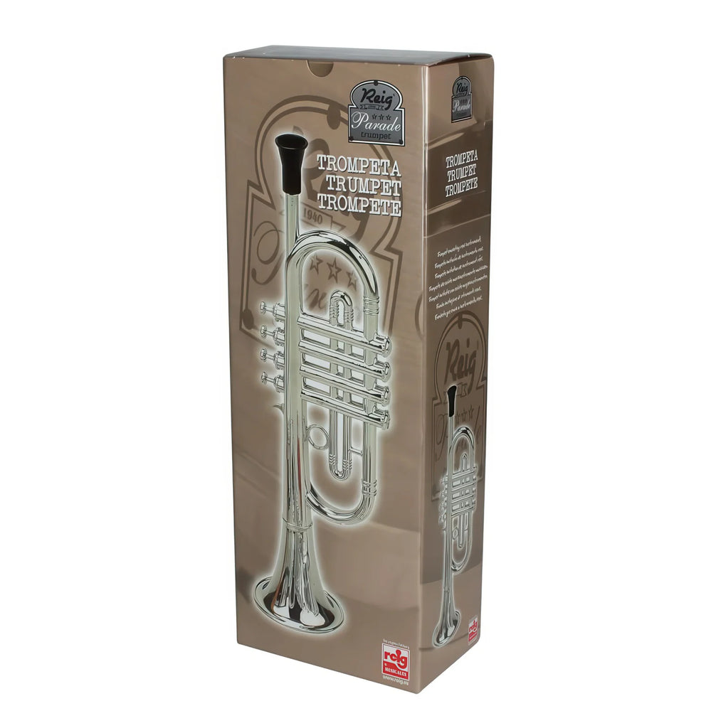 REIG 283 Deluxe Trumpet Silver - TOYBOX Toy Shop