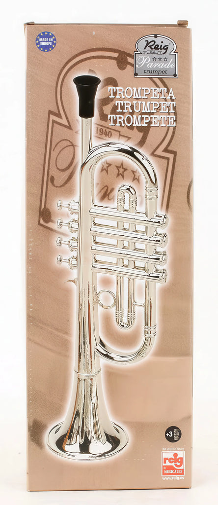 REIG 283 Deluxe Trumpet Silver - TOYBOX Toy Shop