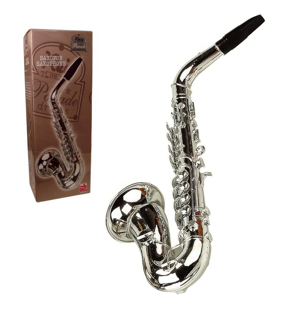 REIG 284 Deluxe Saxophone Silver - TOYBOX Toy Shop