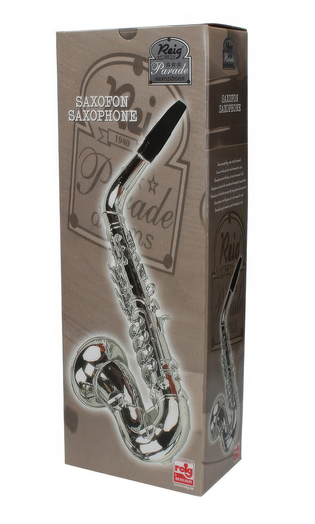 REIG 284 Deluxe Saxophone Silver - TOYBOX Toy Shop