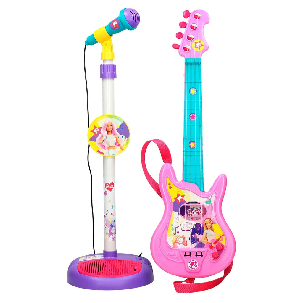 REIG Barbie Mattel Microphone and Guitar - TOYBOX Toy Shop
