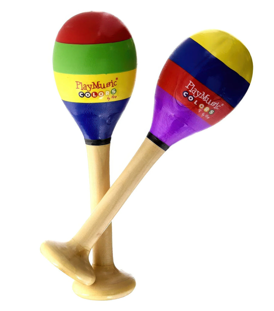 REIG 7049 Percussion Wooden Maracas - TOYBOX Toy Shop