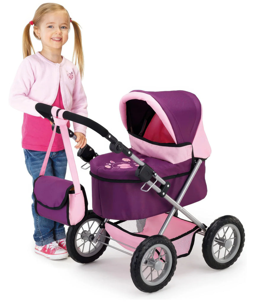 Bayer Dolls Pram Trendy Foldable Stroller with Bag - TOYBOX Toy Shop