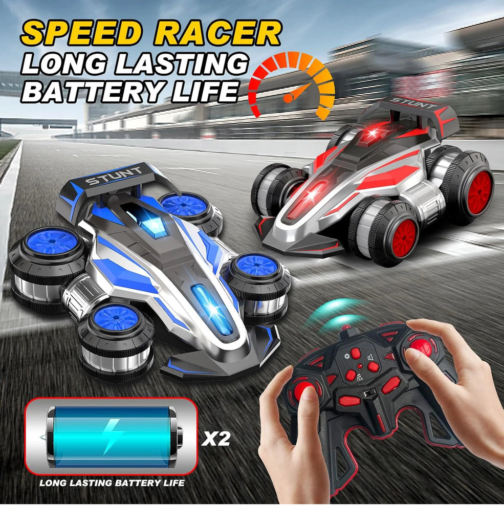 Rolling RC Drifting Stunt Car with Lights - TOYBOX Toy Shop