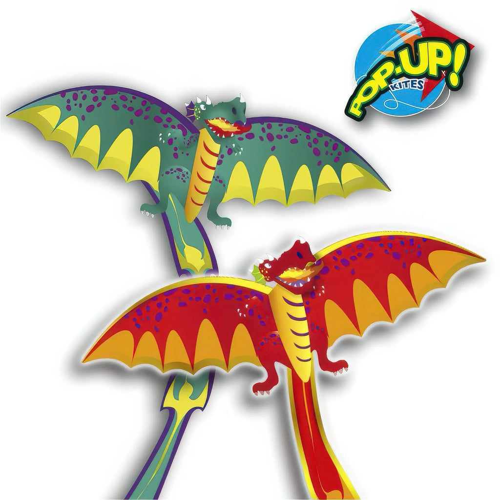 Rhombus Pop-Up 3D Dragon Kite - TOYBOX Toy Shop