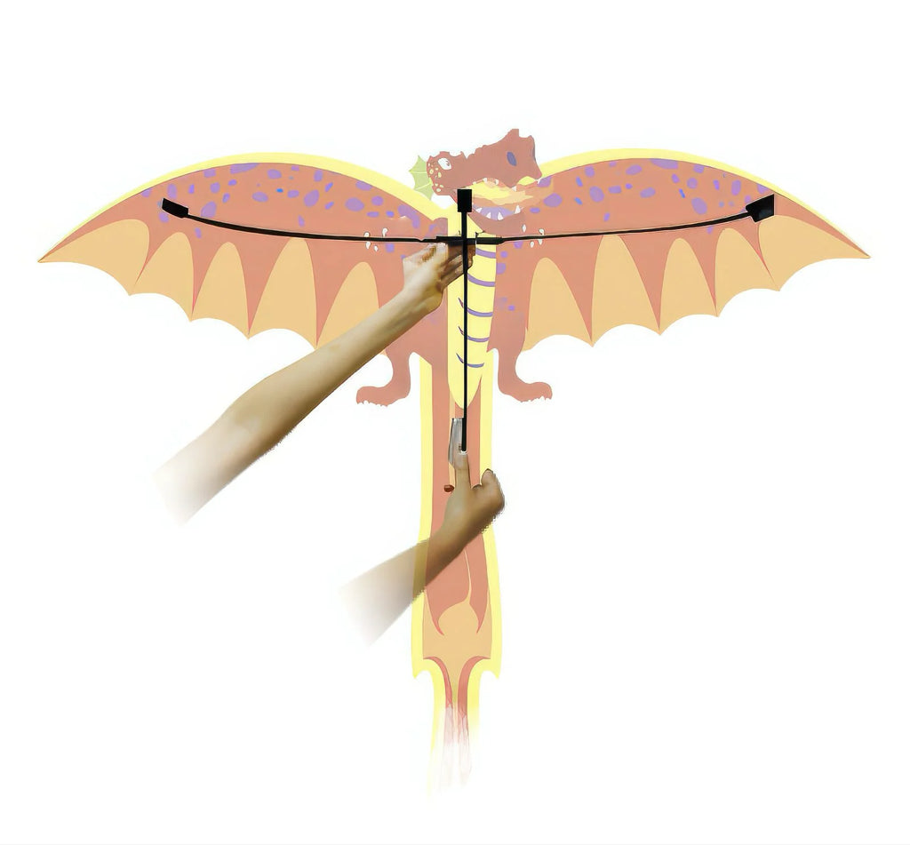 Rhombus Pop-Up 3D Dragon Kite - TOYBOX Toy Shop