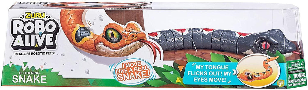 ROBO ALIVE Robo Alive Slithering Snake - Black - TOYBOX Toy Shop