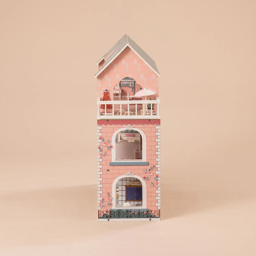 ROBUD Wooden Dollhouse for with Furniture - TOYBOX Toy Shop