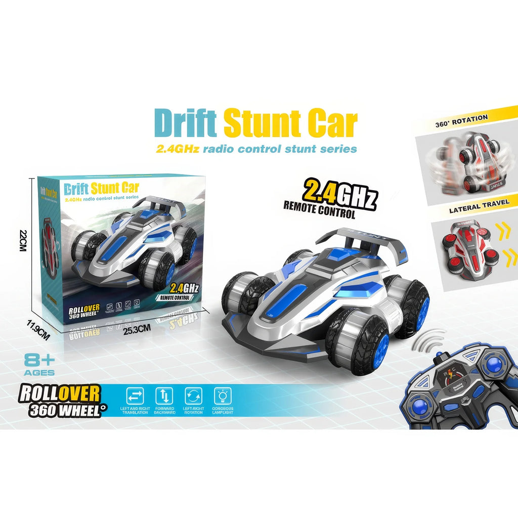 Rolling RC Drifting Stunt Car with Lights - TOYBOX Toy Shop