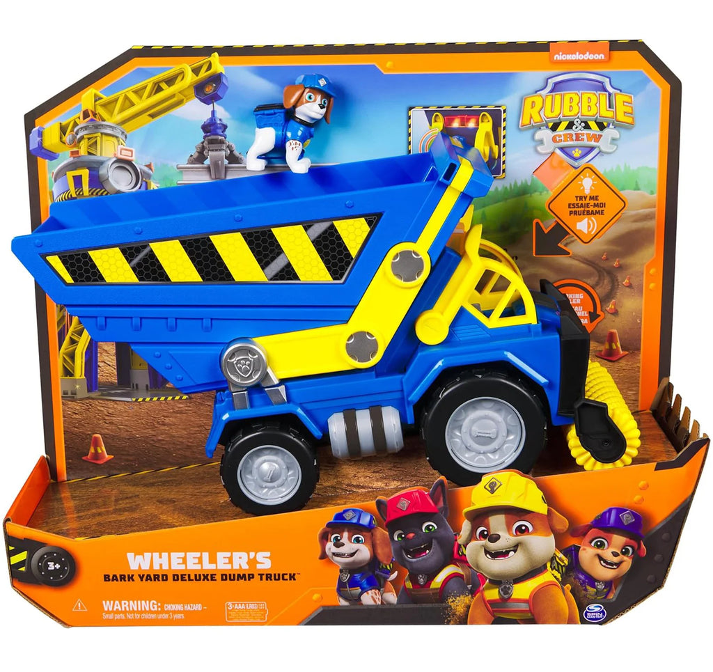 Rubble & Crew Bark Yard Deluxe Wheeler Dump Truck - TOYBOX Toy Shop