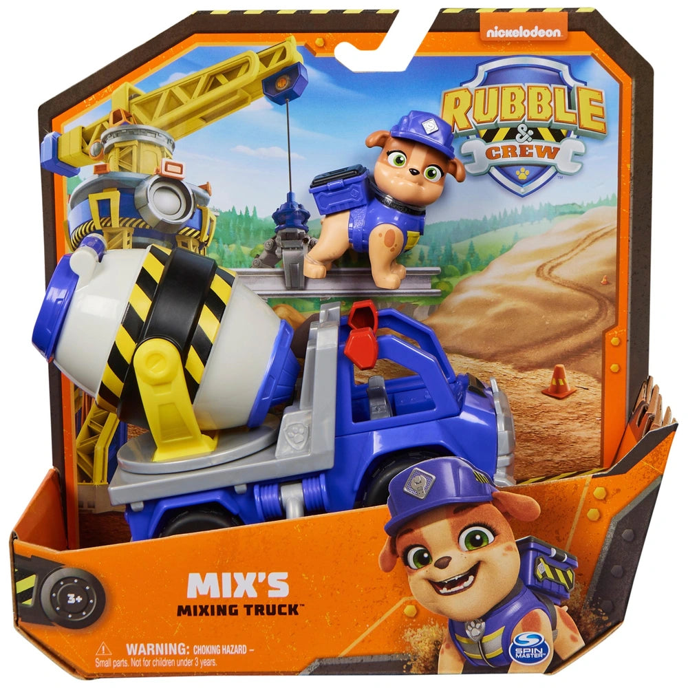 PAW Patrol Rubble & Crew Rubble & Crew Mix's Mixing Truck - TOYBOX Toy Shop