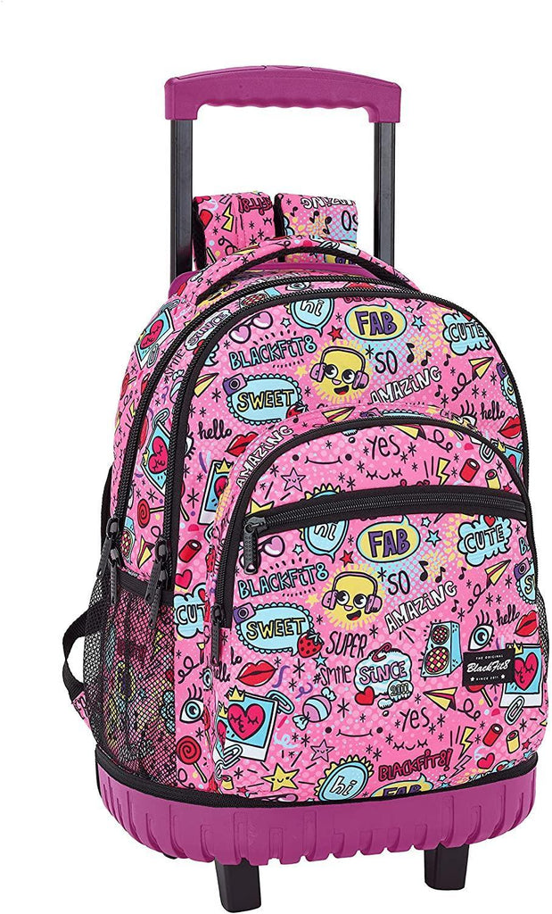 Safta Blackfit8 "Fab" Official Large School Backpack With Wheels - TOYBOX Toy Shop