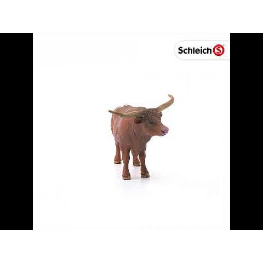 SCHLEICH 13866 Texas Longhorn Bull Figure - TOYBOX Toy Shop