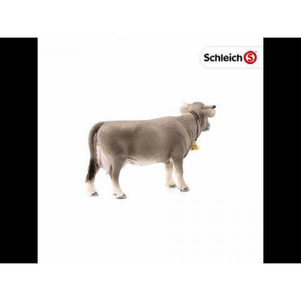 SCHLEICH 13874 Braunvieh Cow Figure - TOYBOX Toy Shop