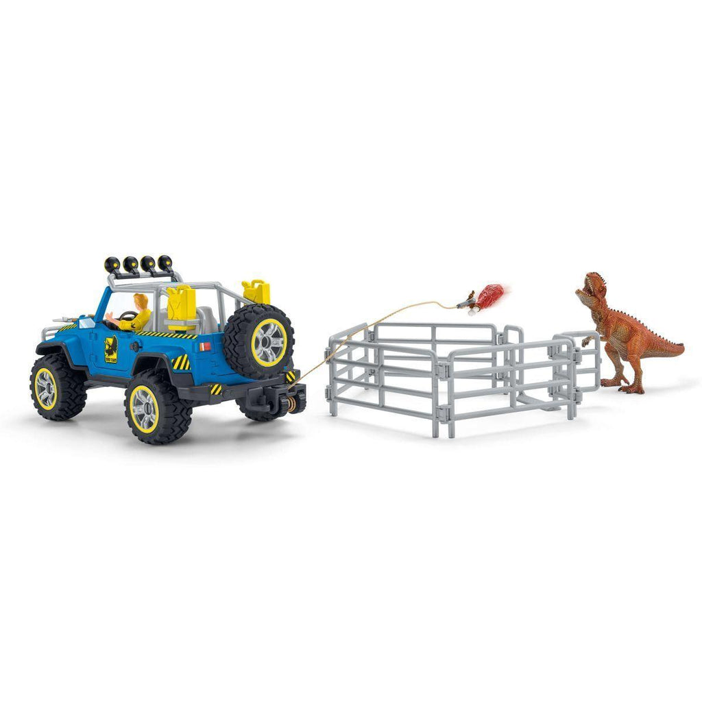 Schleich 41464 Off-Road Vehicle With Dino Outpost Playset - TOYBOX Toy Shop