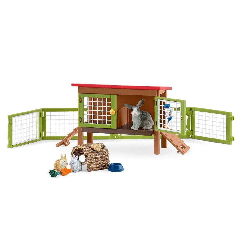 SCHLEICH 42420 Rabbit Hutch Playset - TOYBOX Toy Shop