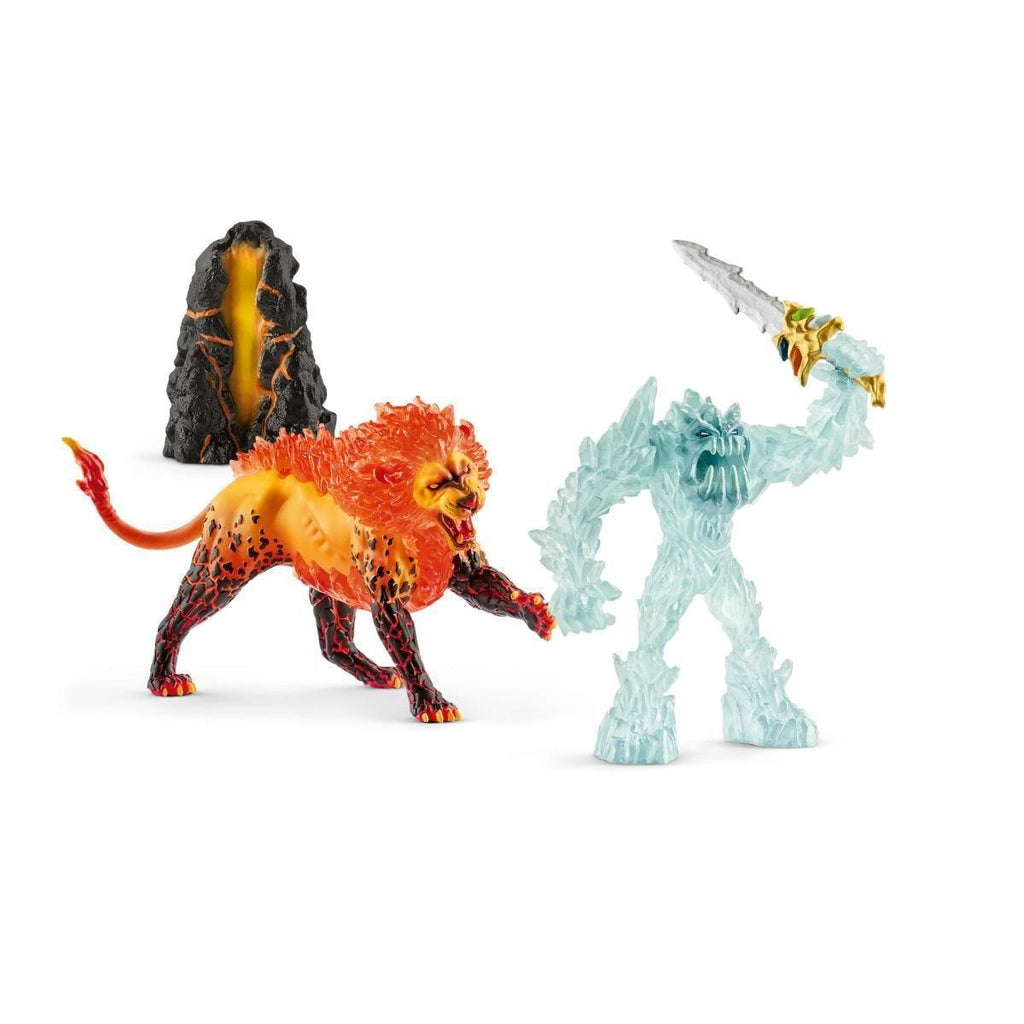 Schleich 42455 Battle for the Superweapon – Frost Monster vs. Fire Lion - TOYBOX Toy Shop