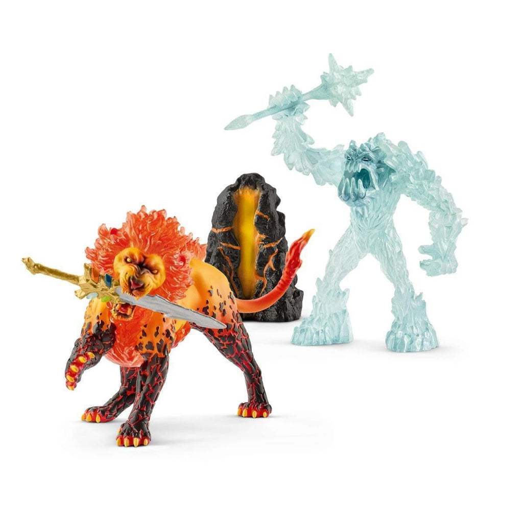 Schleich 42455 Battle for the Superweapon – Frost Monster vs. Fire Lion - TOYBOX Toy Shop