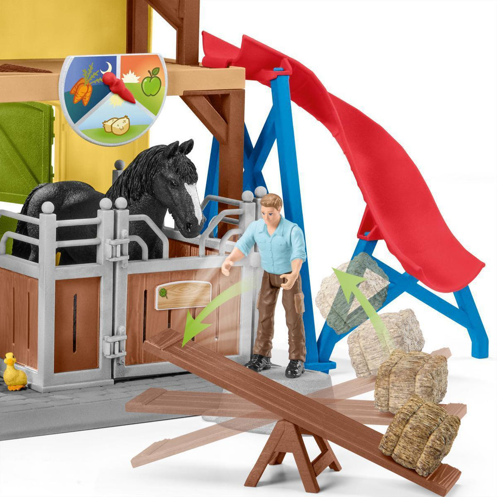 Schleich 42485 Rider Stable Playset - TOYBOX Toy Shop